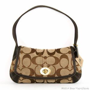 Coach Ergo Signature Flap Purse Shoulder Bag